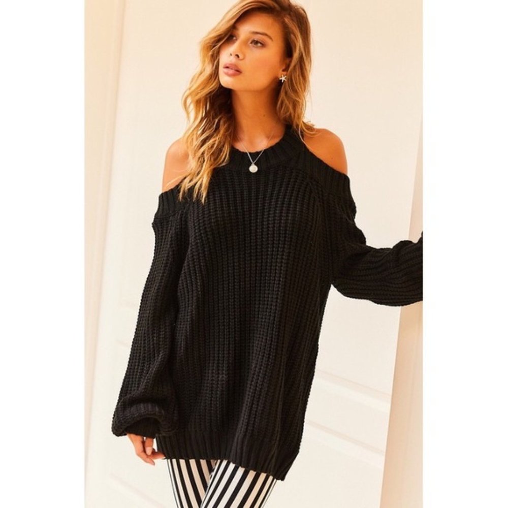 So In Love Black Open Back Sweater - Picture 12 of 13